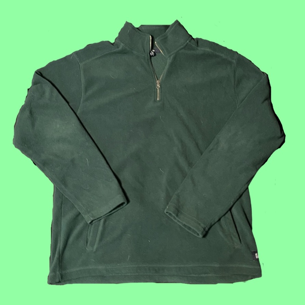 Green Quarter Zip GAP Sweatshirt